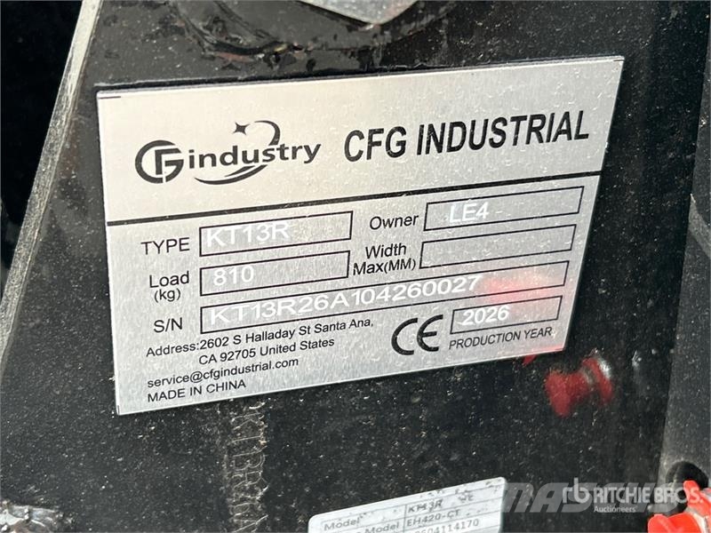CFG KT13R Mini Excavator (Unused) Εκσκαφάκι (διαβολάκι) < 7t