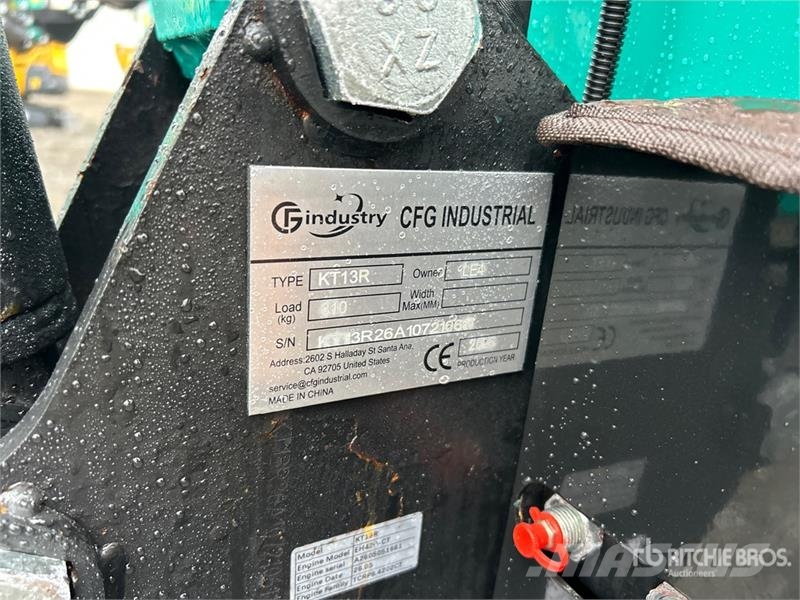 CFG KT13R Mini Excavator (Unused) Miniescavatori