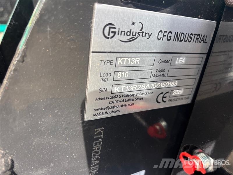 CFG KT13R Mini Excavator (Unused) Minigravemaskiner