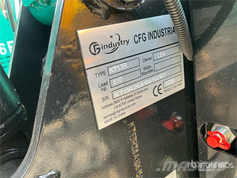 CFG KT13R Mini Excavator (Unused) Mini excavators < 7t (Mini diggers)