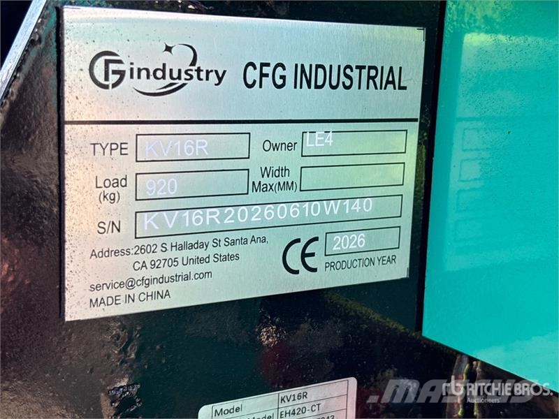CFG KV16R Mini Excavator (Unused) Minibagger < 7t