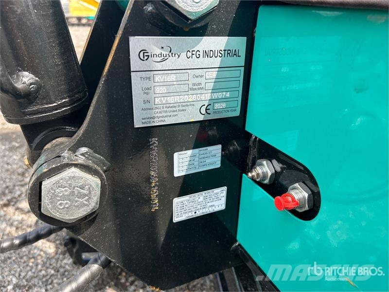 CFG KV16R Mini Excavator (Unused) Miniexcavadoras