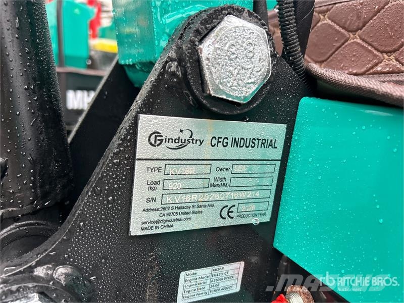 CFG KV16R Mini Excavator (Unused) Εκσκαφάκι (διαβολάκι) < 7t