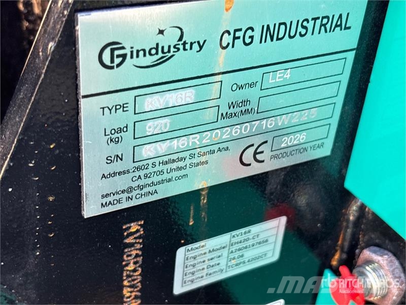 CFG KV16R Mini Excavator (Unused) Miniekskavaatorid < 7 t