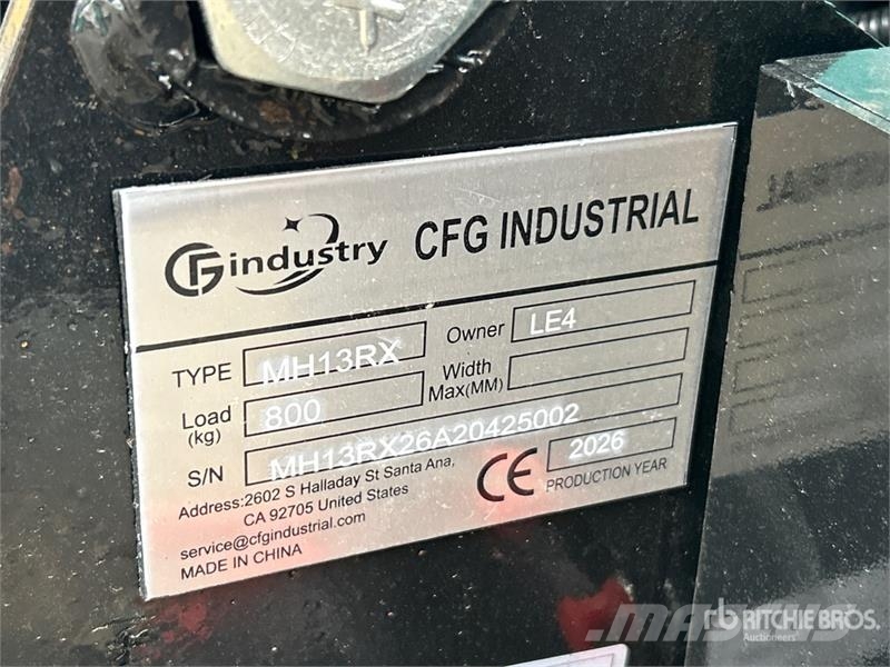 CFG MH13RX Mini Excavator (Unused) Mini kotrók < 7t
