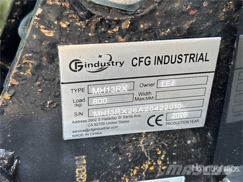 CFG MH13RX Mini Excavator (Unused) Εκσκαφάκι (διαβολάκι) < 7t