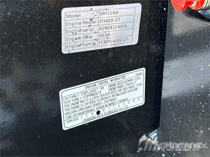 CFG MH13RX Mini Excavator (Unused) Εκσκαφάκι (διαβολάκι) < 7t