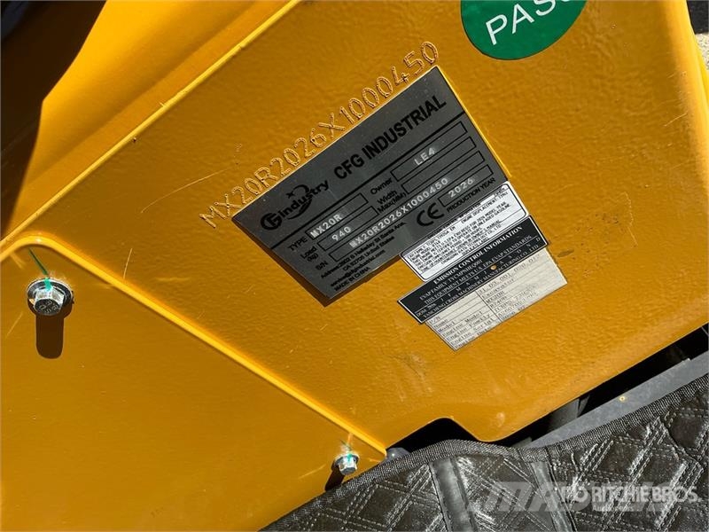 CFG MX20R Mini Excavator (Unused) Mini rýpadla < 7t