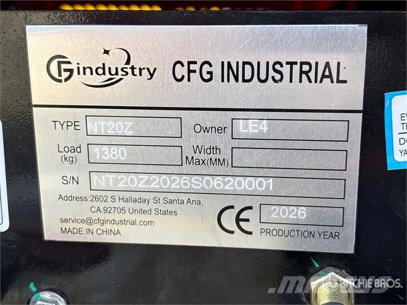 CFG NT20Z Mini Excavator (Unused) Minibagger < 7t