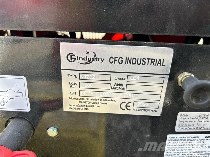 CFG NT20Z Mini Excavator (Unused) Miniescavatori