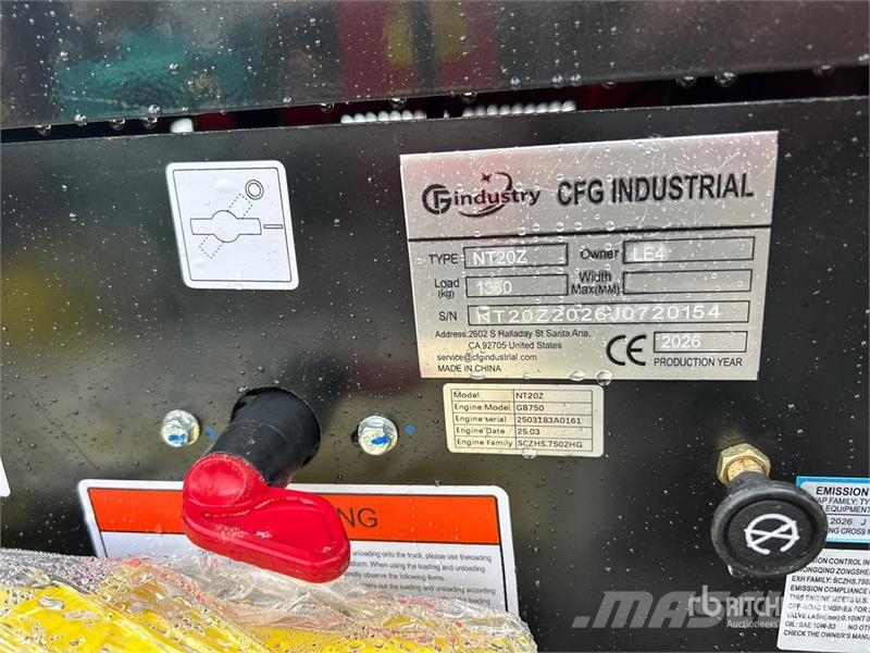 CFG NT20Z Mini Excavator (Unused) Мини-экскаваторы