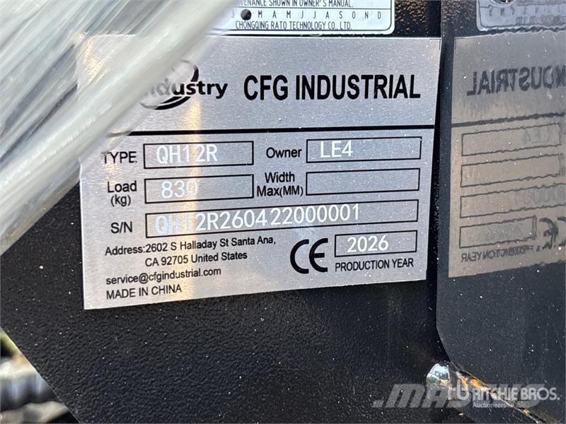 CFG QH12R Mini Excavator (Unused) Εκσκαφάκι (διαβολάκι) < 7t