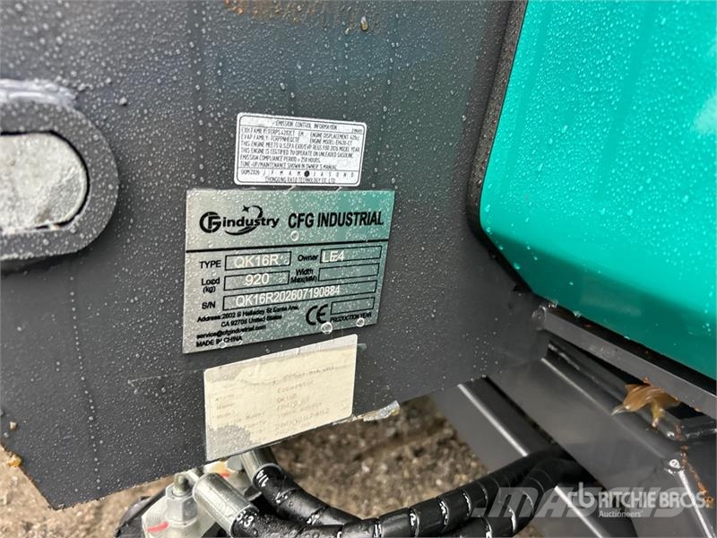 CFG QK16R Mini Excavator (Unused) Мини-экскаваторы