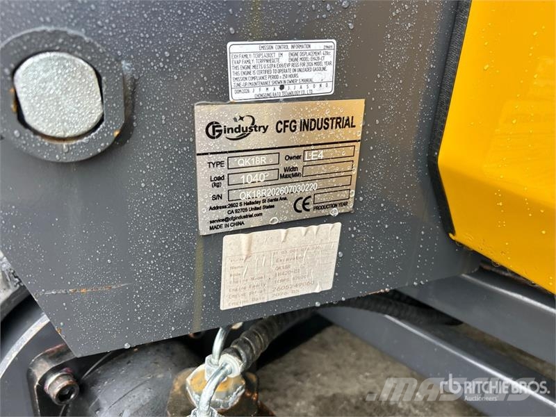CFG QK18R Mini Excavator (Unused) Mini bageri <7t