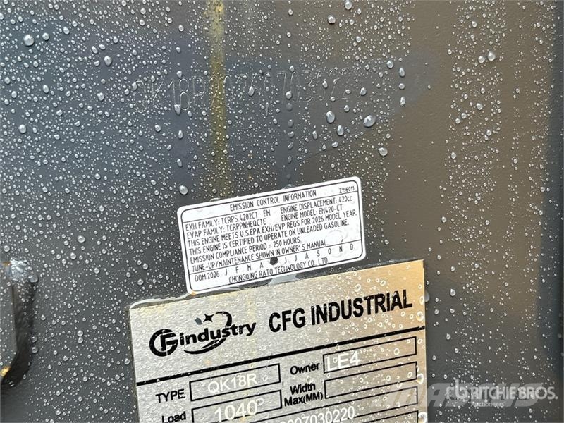 CFG QK18R Mini Excavator (Unused) Mini bageri <7t