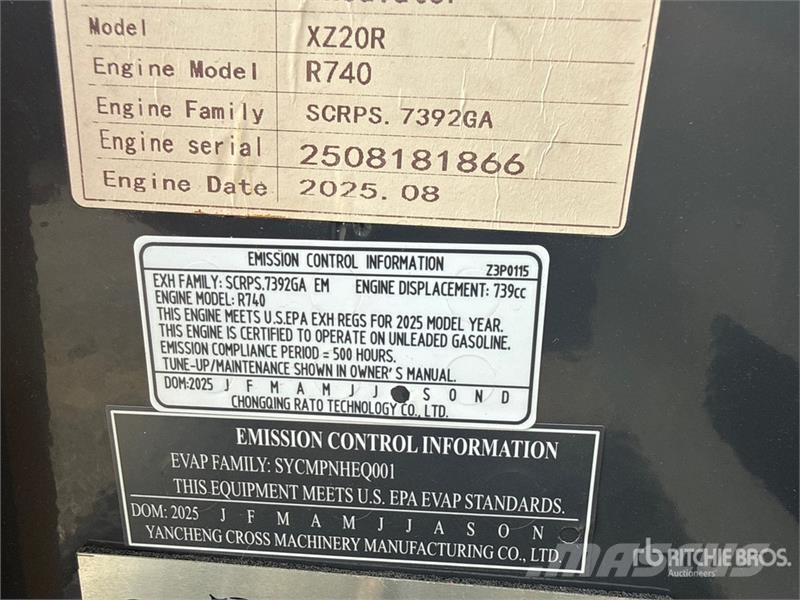 CFG XZ20R Mini Excavator (Unused) Εκσκαφάκι (διαβολάκι) < 7t