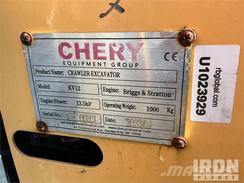 Chery KV12 Mini Excavator Minikaivukoneet < 7t