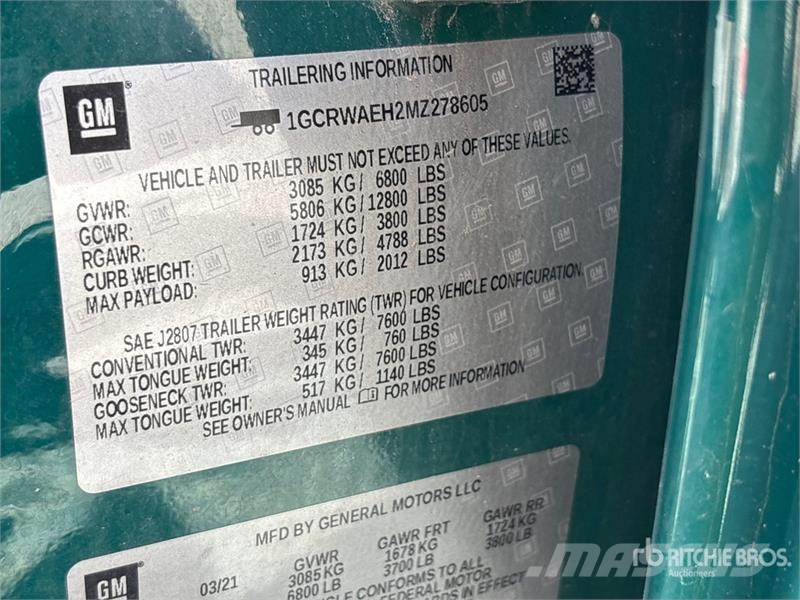 Chevrolet Silverado 1500 4x2 Extended Cab Pickup Other