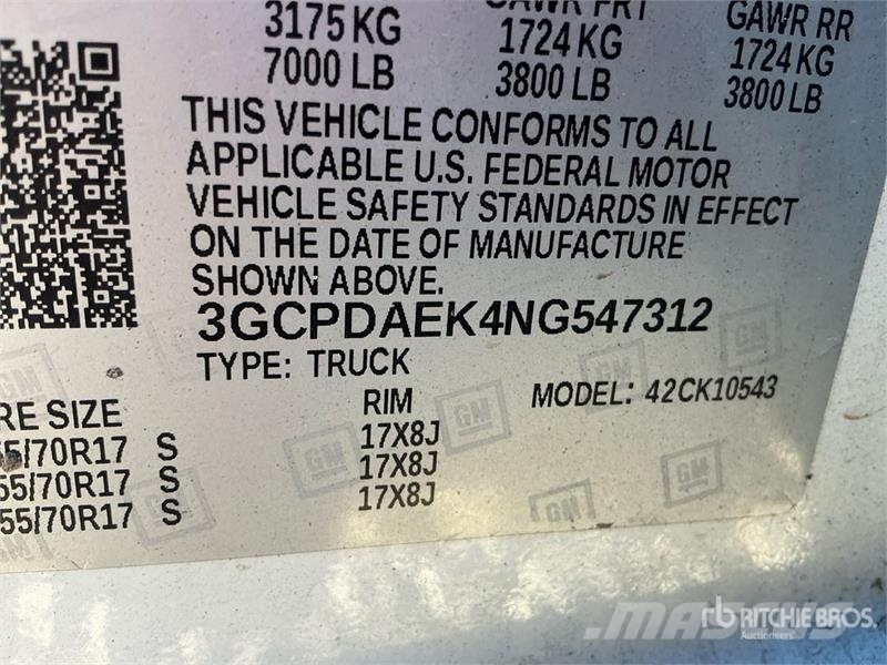 Chevrolet Silverado 1500 4x4 Crew Cab Pickup 其他