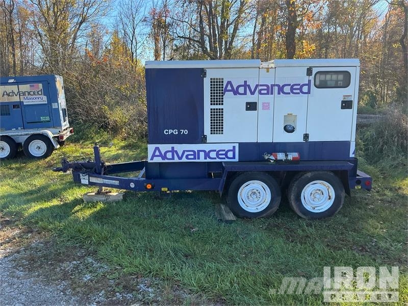 Chicago Pneumatic CPG70JD 56 kW Mobile Generator Set Diesel Generators
