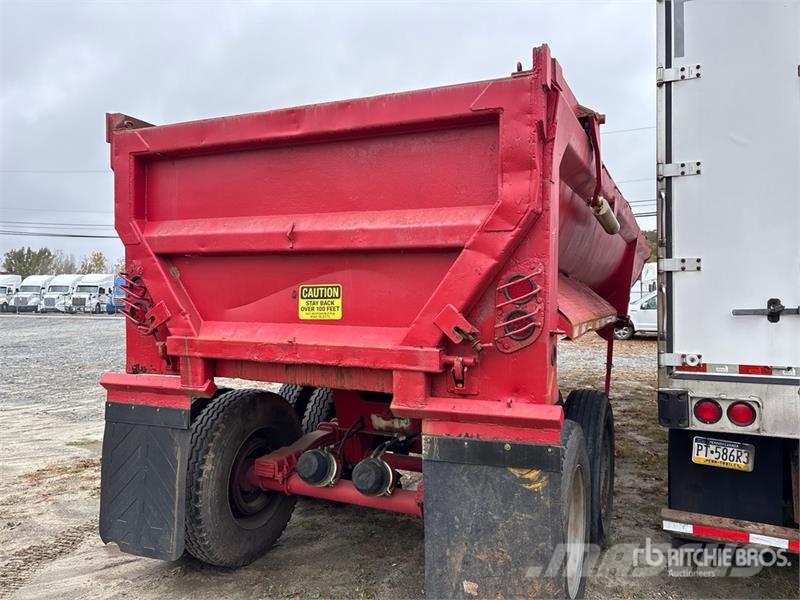 CPS 35 ft T/A Quarter Frame Round Bottom End Dump Trai Kiper prikolice