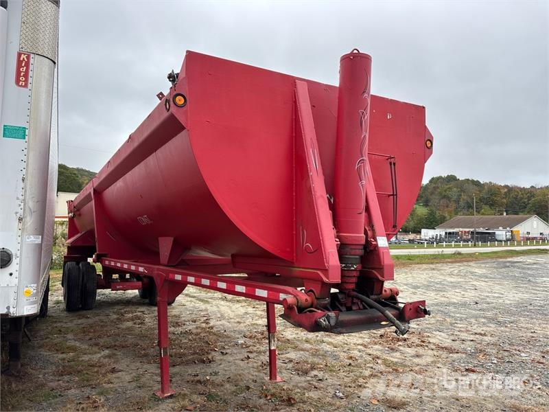 CPS 35 ft T/A Quarter Frame Round Bottom End Dump Trai Kiper prikolice