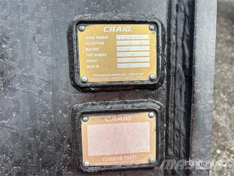 Craig 48 in 1.5 cyd Trenching Excavator Bucket - Fits Ko Žlice
