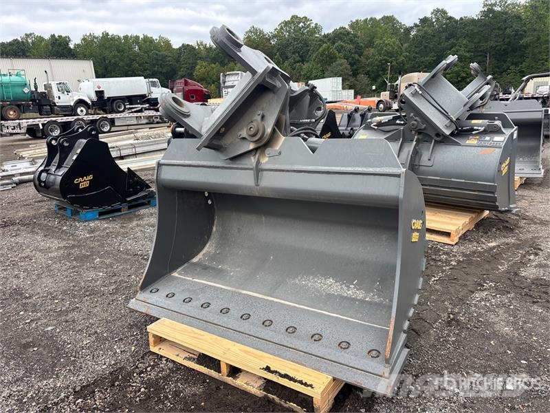 Craig 72 in Hydraulic Tilting Excavator Bucket - Fits Vo دلاء