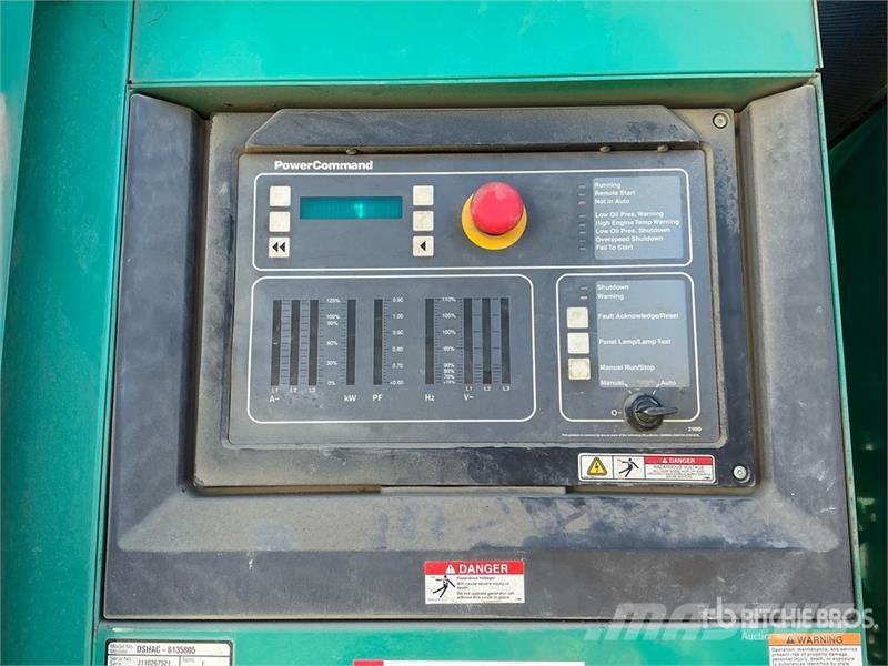 Cummins DSHAC-8135805 100 kW Skid-Mounted Generator Set Dyzeliniai generatoriai