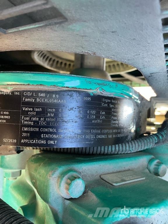 Cummins DSHAC-8135805 100 kW Skid-Mounted Generator Set Dyzeliniai generatoriai