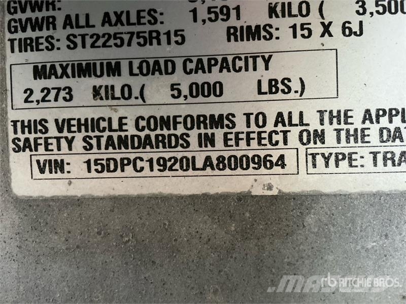 Demco T/A 1 Car Open Car Carrier Trailer Biltransporter Semi