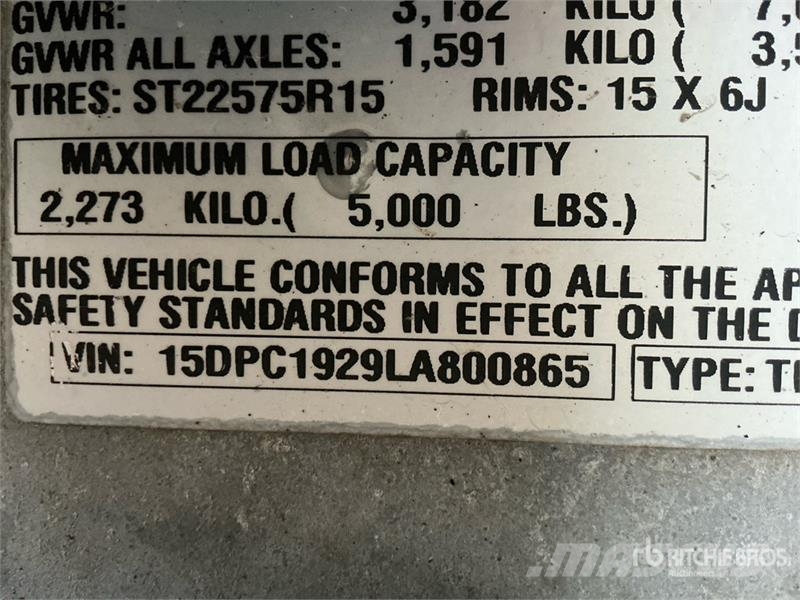 Demco T/A 1 Car Open Car Carrier Trailer Biltransporter Semi