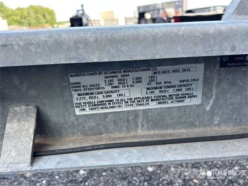 Demco T/A 1 Car Open Car Carrier Trailer Vehicle transport semi-trailers