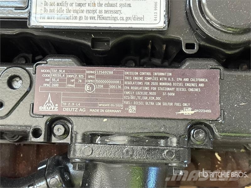 Deutz TD2.9L4 Engine エンジン