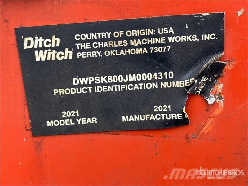 Ditch Witch SK800 Mini Compact Track Loader Chargeuse compacte