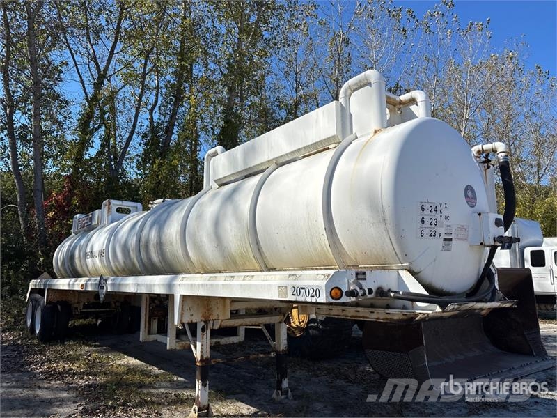 Dragon 5460 gal T/A Vacuum Tanker Trailer Prikolice cisterne
