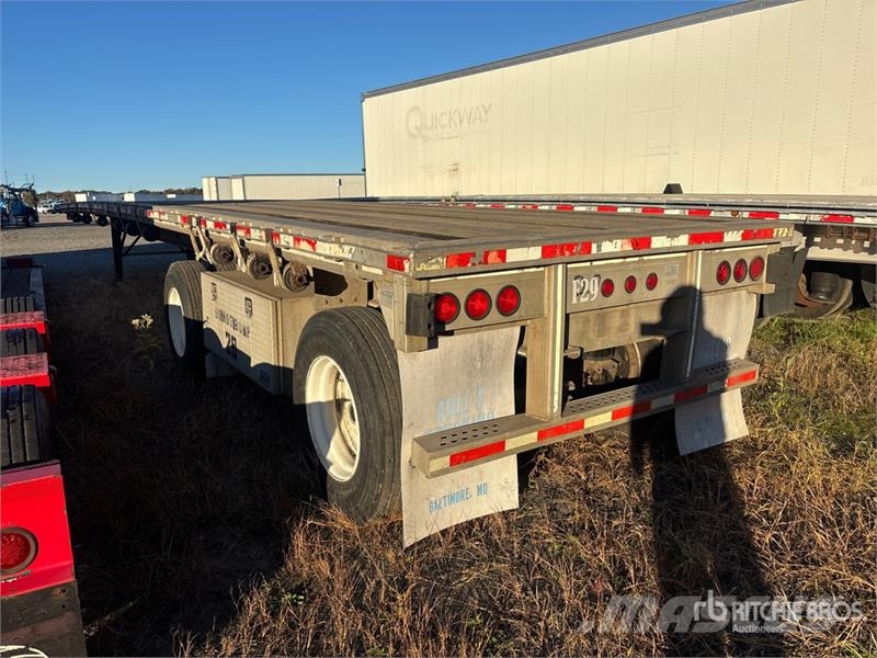 East Mfg 48 ft T/A Flatbed Trailer 自卸半挂车