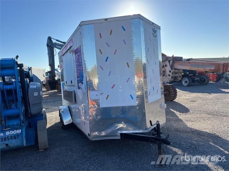Empire 6X12SA 12 ft S/A Food Concession Trailer Citas piekabes