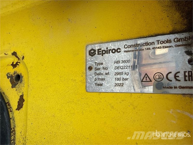 Epiroc HB3600 Hammer / Brecher