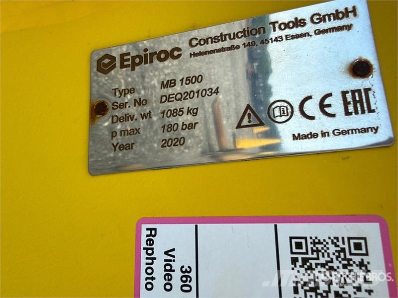 Epiroc MB1500 Hammer / Brecher
