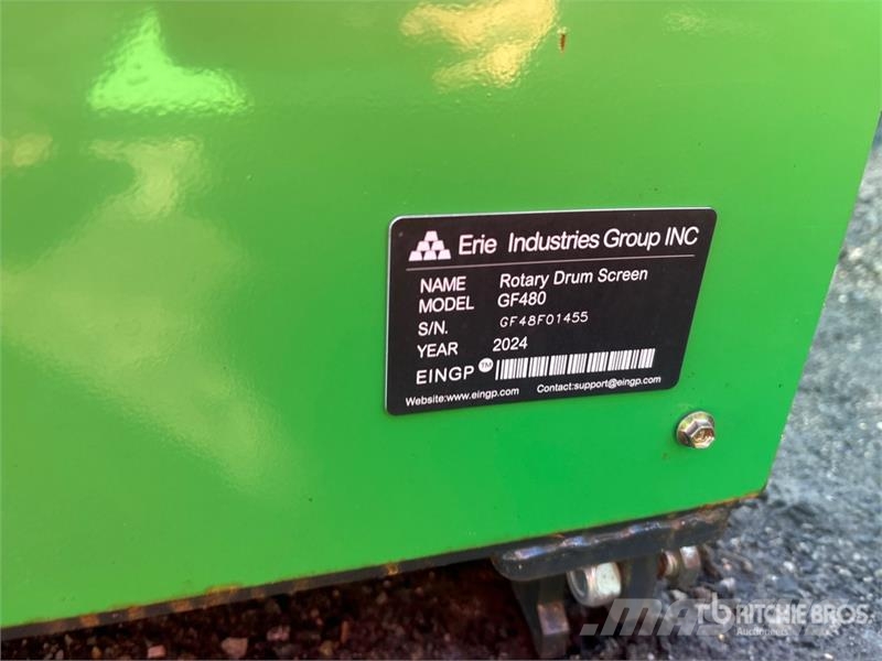 Erie Industries GF480 Skid Mounted Mini Trommel Sc Trommels