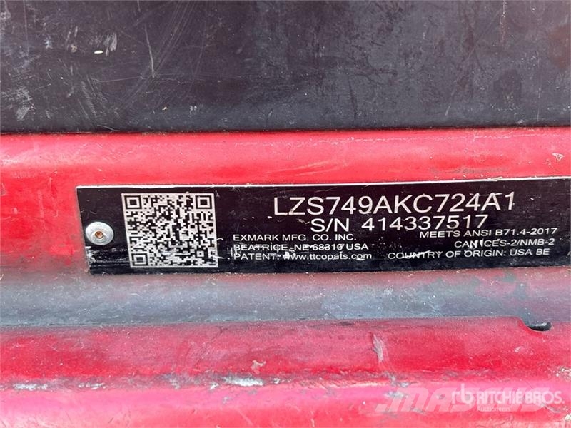 Exmark Lazer Z S-Series Zero-Turn 72 inch Lawn Mower Reitermäher