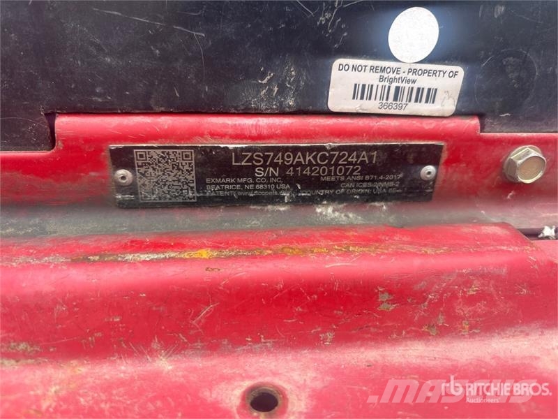 Exmark Lazer Z S-Series Zero-Turn 72 in Lawn Mower Vrtni traktor kosilnice
