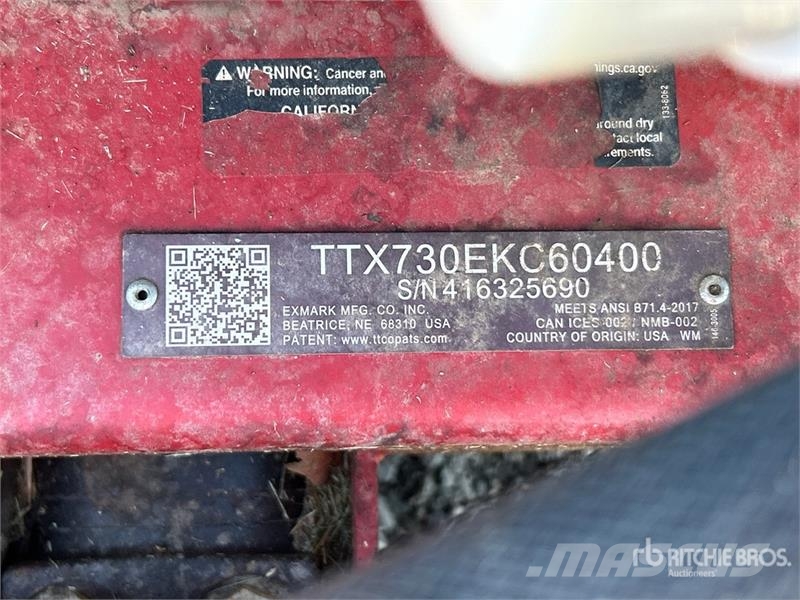 Exmark Turf Tracer X-Series Lawn Mower ركوب الحشائش