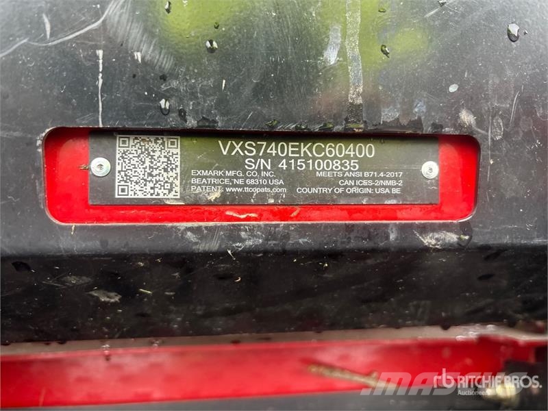Exmark Vertex S-Series 4x2 Stand-On Lawn Mower ركوب الحشائش