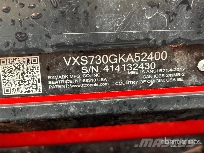 Exmark Vertex Stand-On Lawn Mower Самохідні газонокосарки