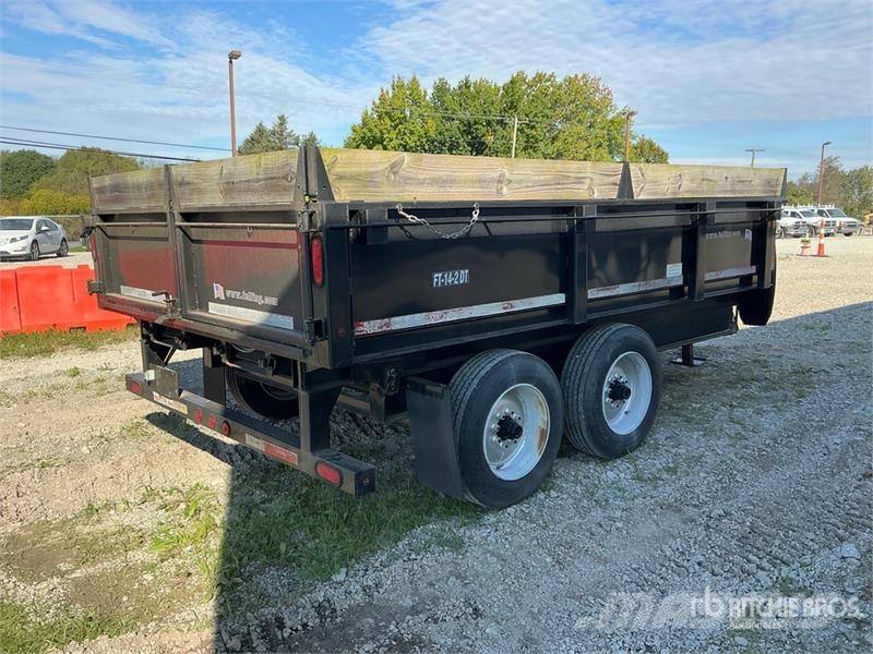 Felling 12 ft 6 in T/A Dump Utility Trailer Kiperi prikolice