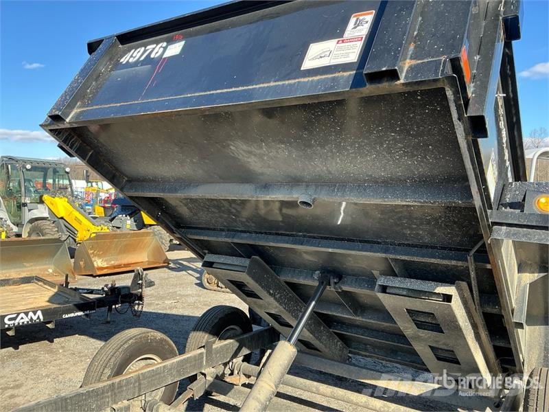 Felling FT-10DT 10 ft T/A Dump Utility Trailer مقطورات قلابة