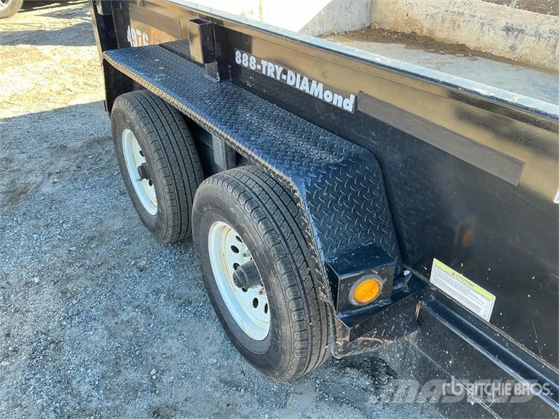 Felling FT-10DT 10 ft T/A Dump Utility Trailer مقطورات قلابة