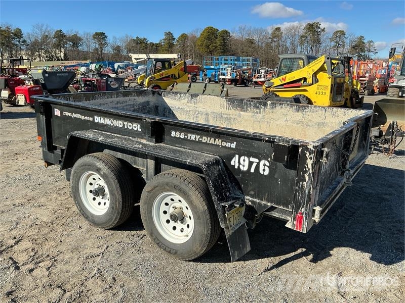 Felling FT-10DT 10 ft T/A Dump Utility Trailer مقطورات قلابة